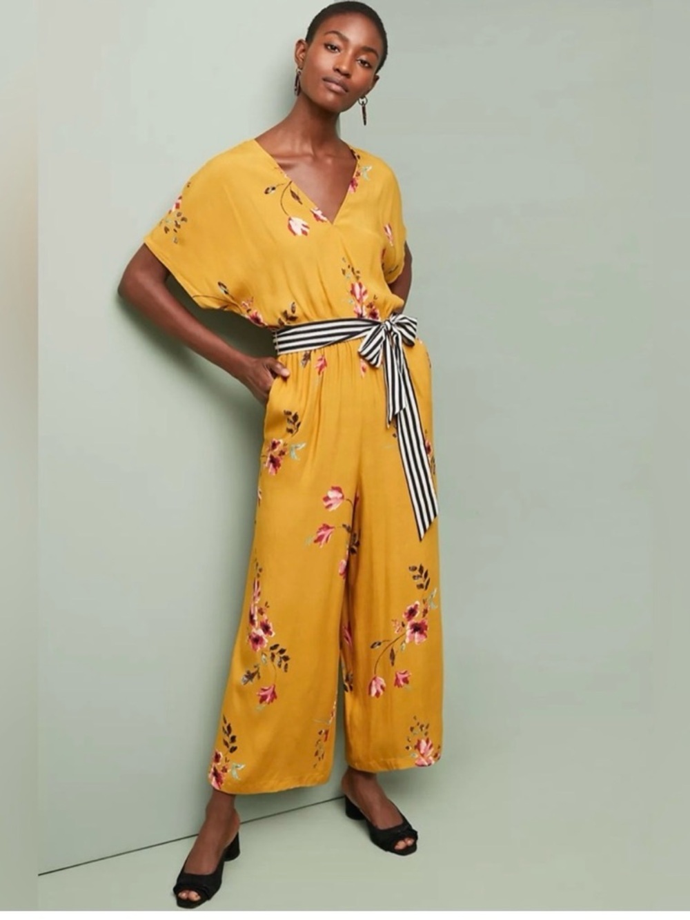 Corey Lynn Calter floral jumpsuit